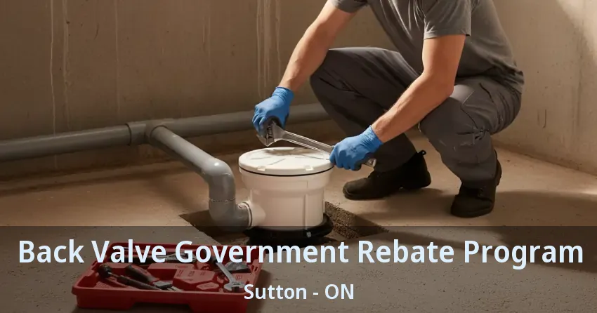 Back Valve Government Rebate Program Sutton - ON
