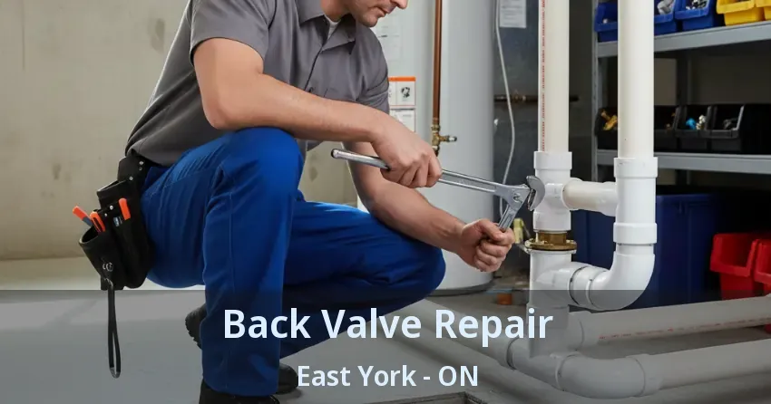 Back Valve Repair East York - ON