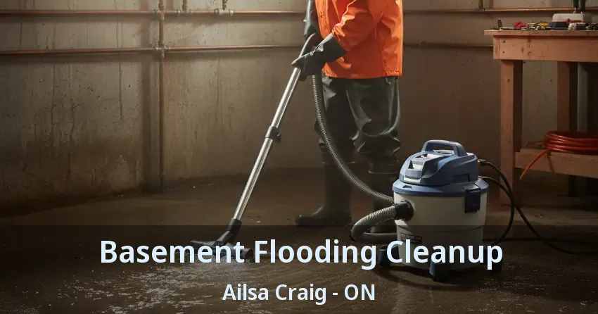 Basement Flooding Cleanup Ailsa Craig - ON