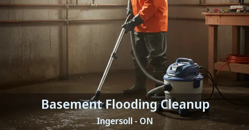 Basement Flooding Cleanup Ingersoll - ON