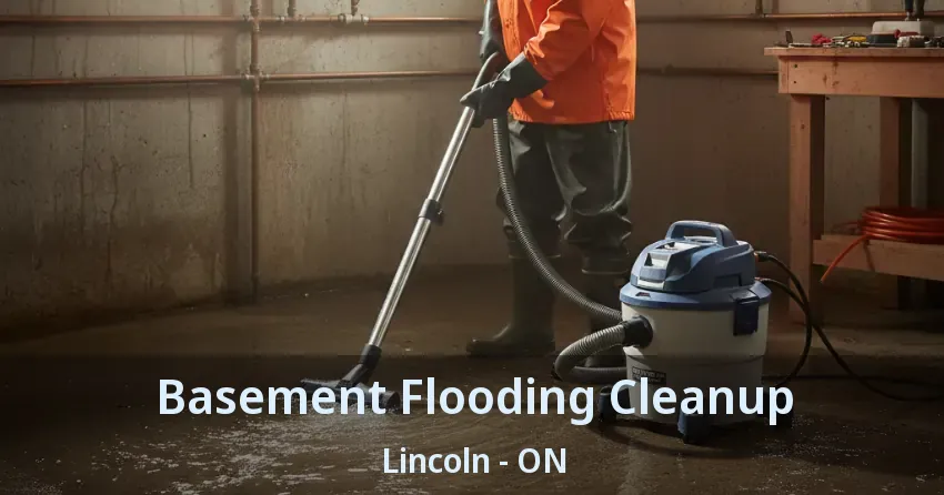 Basement Flooding Cleanup Lincoln - ON