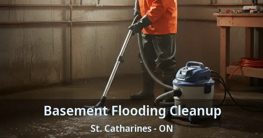 Basement Flooding Cleanup St. Catharines - ON