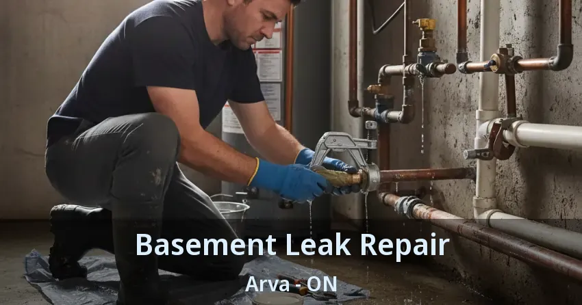 Basement Leak Repair Arva - ON