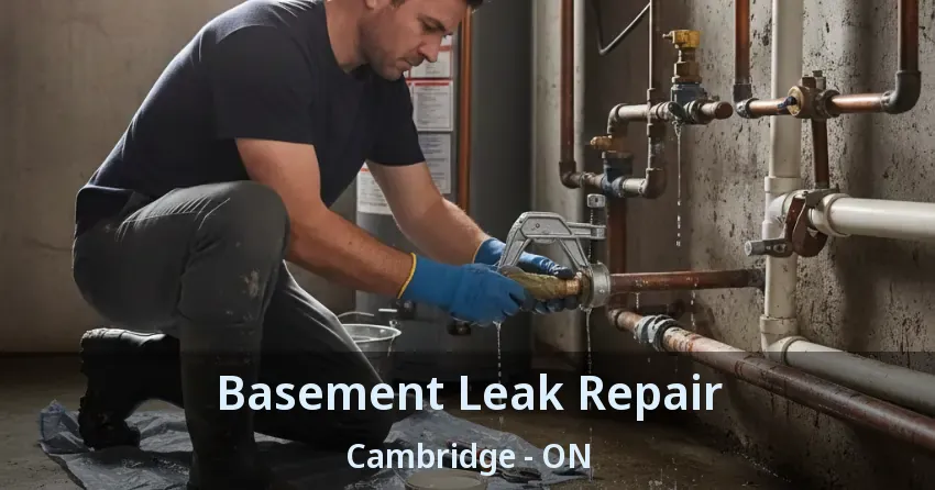Basement Leak Repair Cambridge - ON