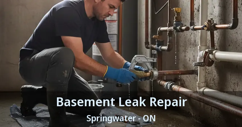 Basement Leak Repair Springwater - ON