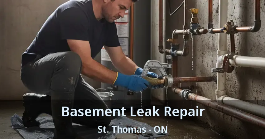 Basement Leak Repair St. Thomas - ON