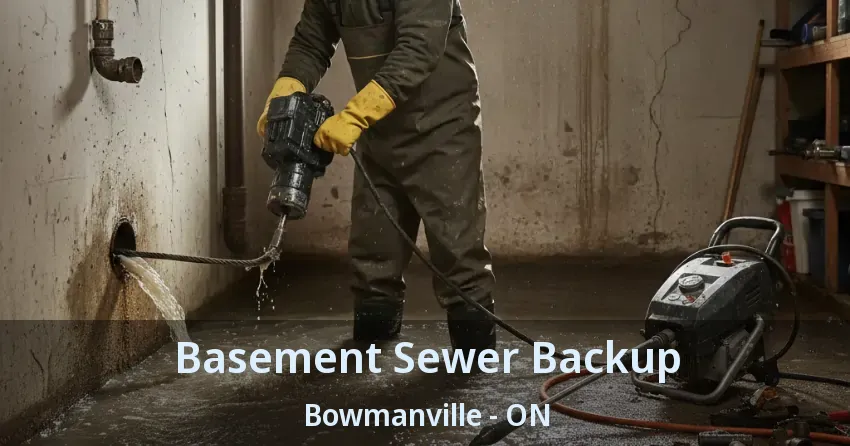 Basement Sewer Backup Bowmanville - ON
