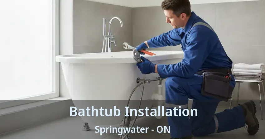Bathtub Installation Springwater - ON