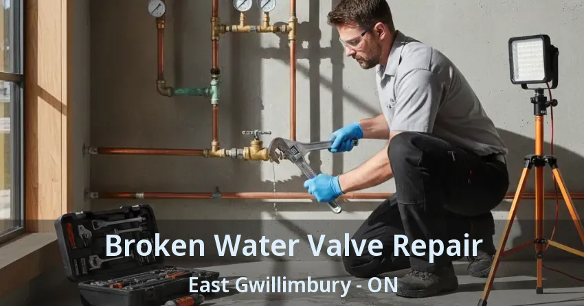 Broken Water Valve Repair East Gwillimbury - ON