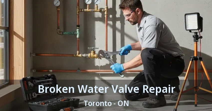 Broken Water Valve Repair Toronto - ON