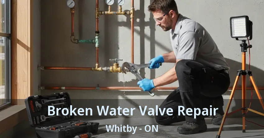Broken Water Valve Repair Whitby - ON