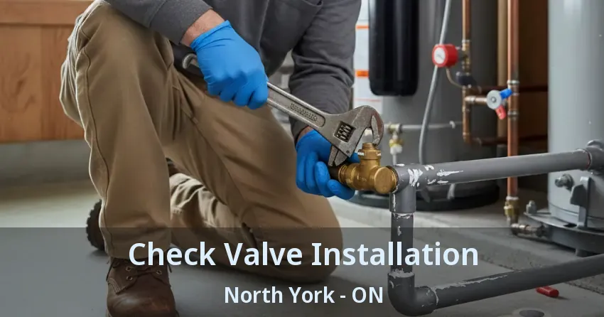 Check Valve Installation North York - ON