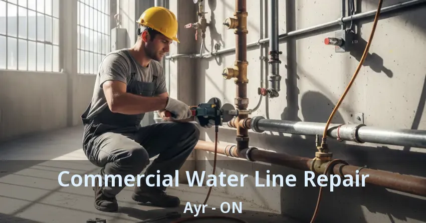 Commercial Water Line Repair Ayr - ON