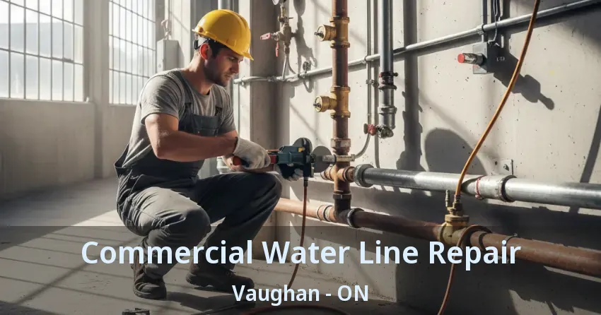 Commercial Water Line Repair Vaughan - ON