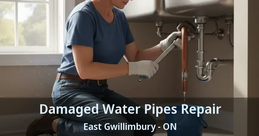 Damaged Water Pipes Repair East Gwillimbury - ON