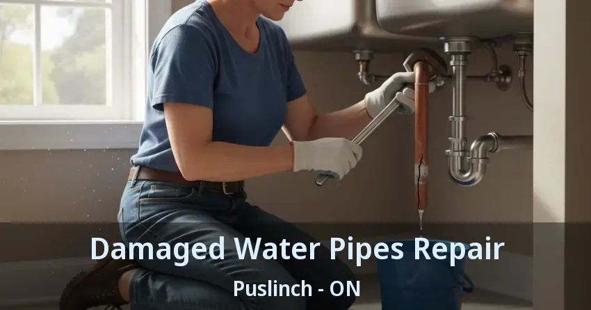 Damaged Water Pipes Repair Puslinch - ON