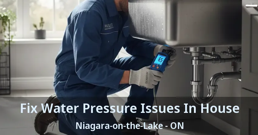 Fix Water Pressure Issues In House Niagara-on-the-Lake - ON