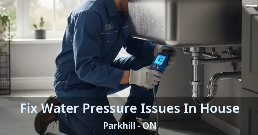 Fix Water Pressure Issues In House Parkhill - ON