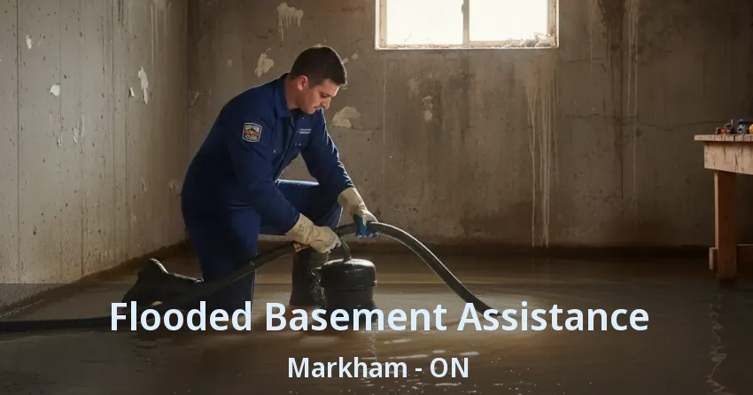 Flooded Basement Assistance Markham - ON