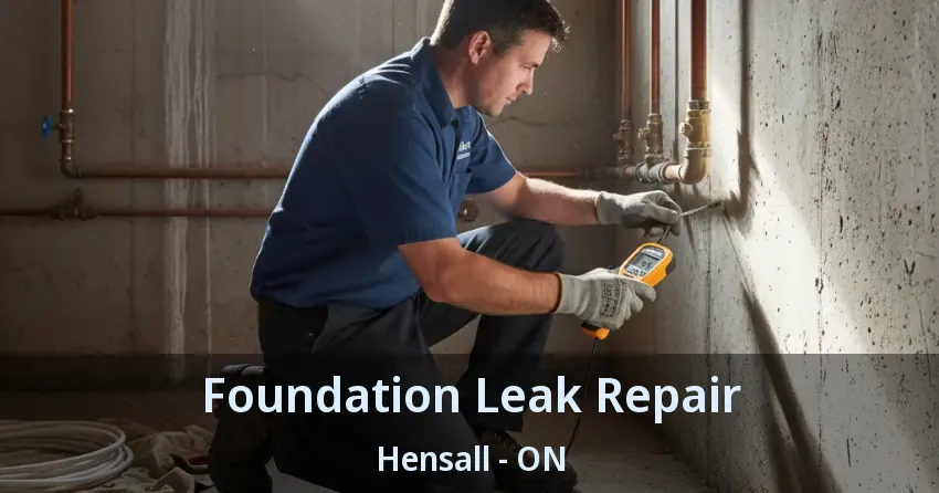 Foundation Leak Repair Hensall - ON