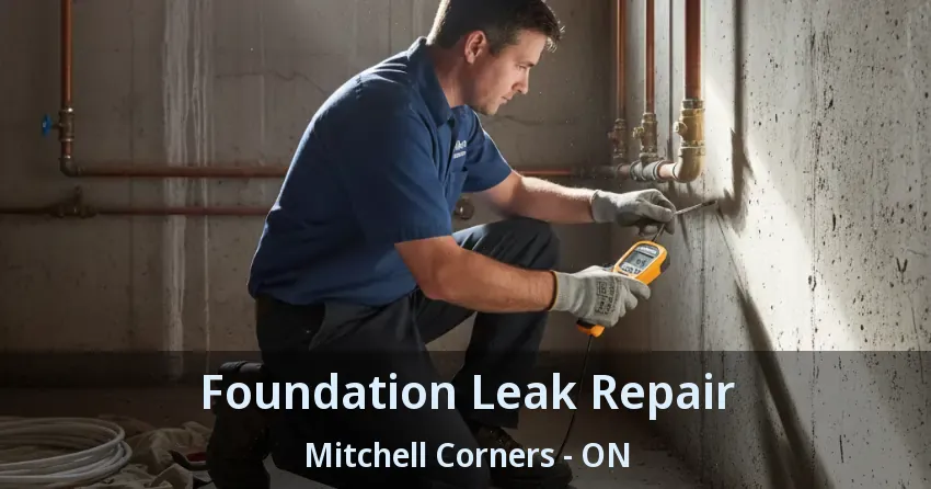 Foundation Leak Repair Mitchell Corners - ON