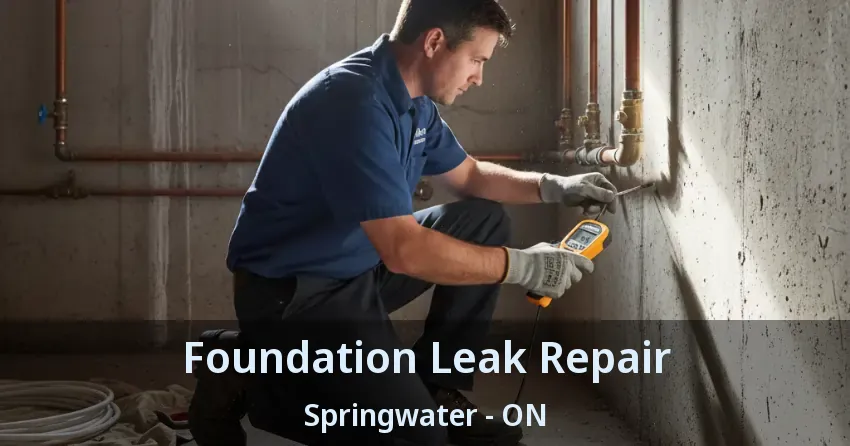 Foundation Leak Repair Springwater - ON