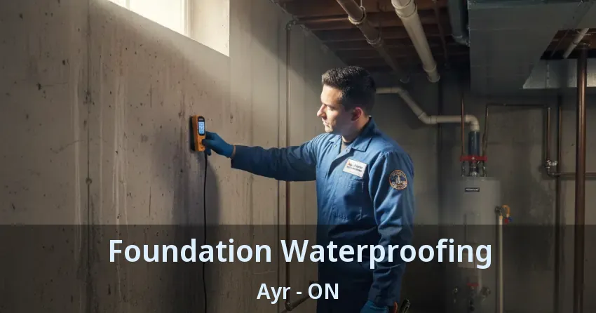 Foundation Waterproofing Ayr - ON