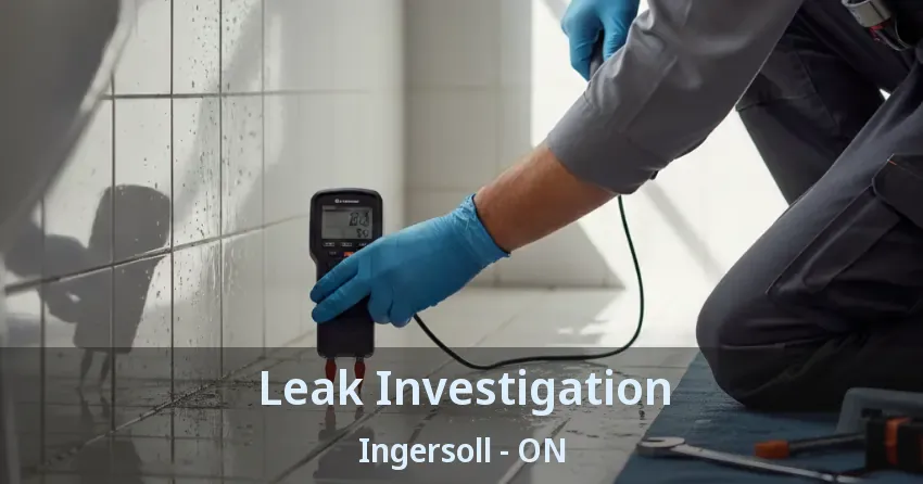 Leak Investigation Ingersoll - ON
