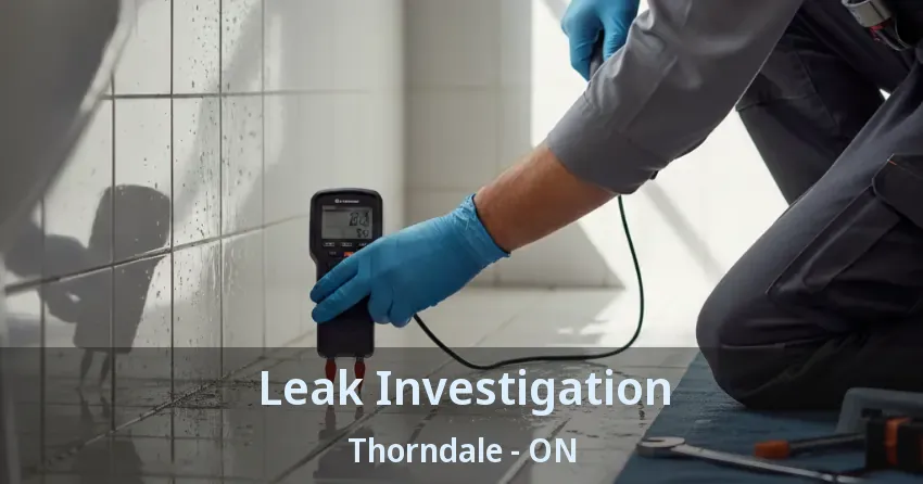 Leak Investigation Thorndale - ON