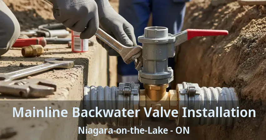 Mainline Backwater Valve Installation Niagara-on-the-Lake - ON