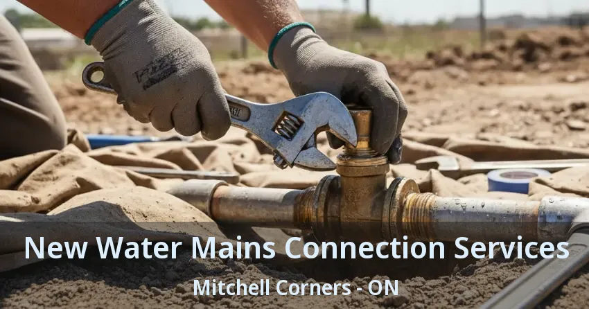 New Water Mains Connection Services Mitchell Corners - ON