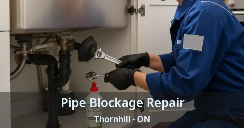 Pipe Blockage Repair Thornhill - ON