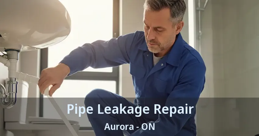Pipe Leakage Repair Aurora - ON