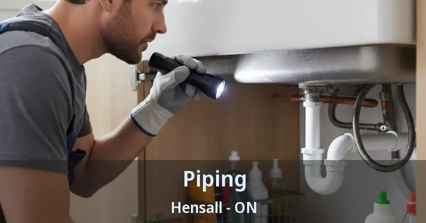 Piping Hensall - ON