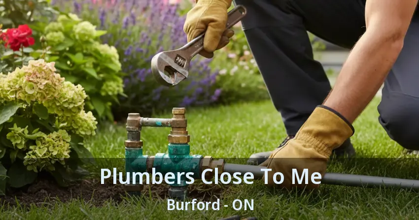 Plumbers Close To Me Burford - ON