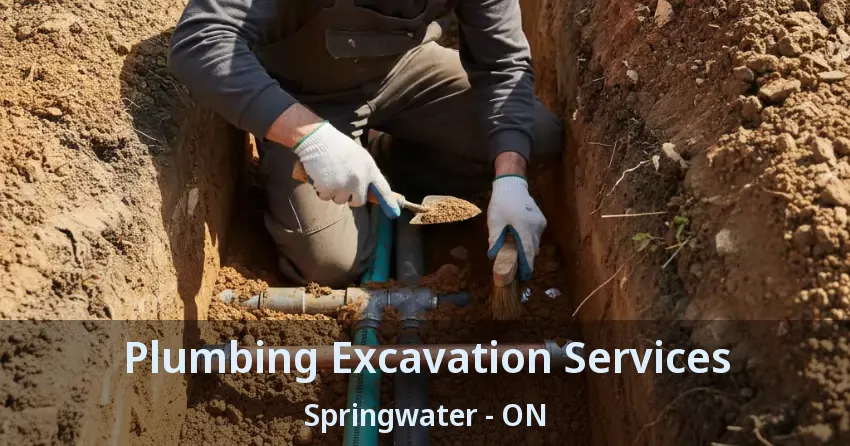Plumbing Excavation Services Springwater - ON