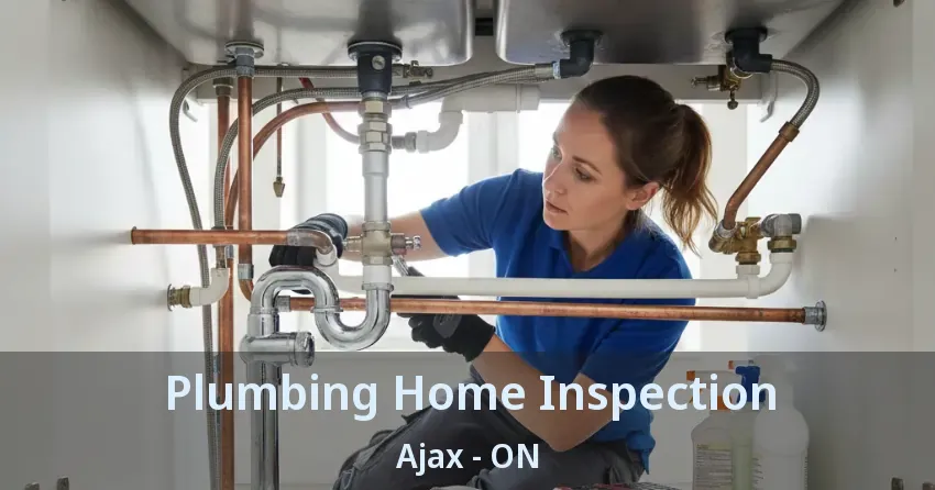 Plumbing Home Inspection Ajax - ON