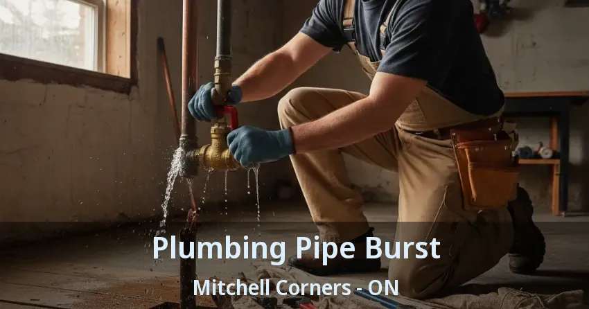 Plumbing Pipe Burst Mitchell Corners - ON