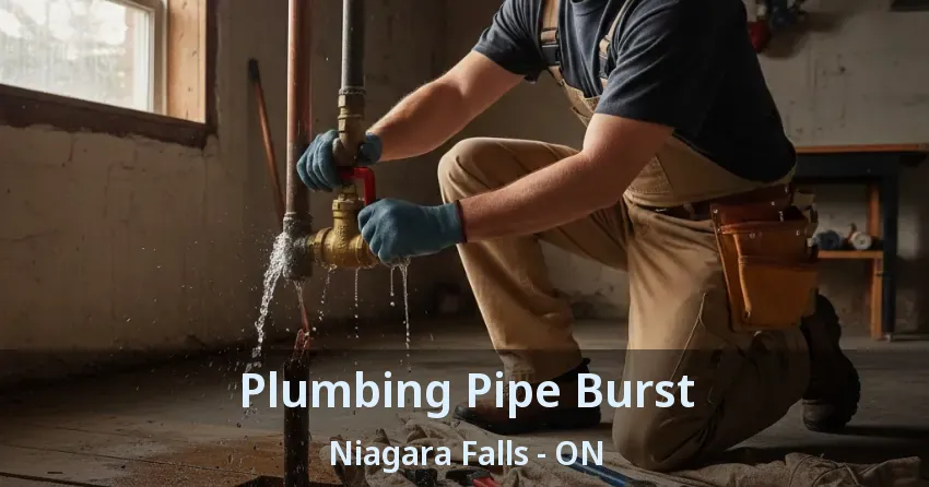 Plumbing Pipe Burst Niagara Falls - ON