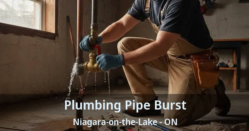 Plumbing Pipe Burst Niagara-on-the-Lake - ON
