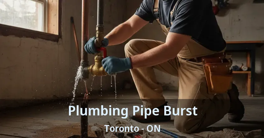 Plumbing Pipe Burst Toronto - ON