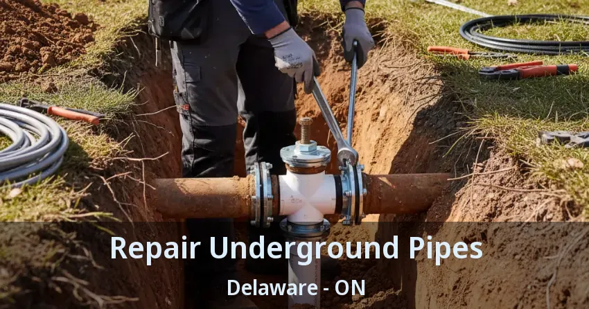 Repair Underground Pipes Delaware - ON