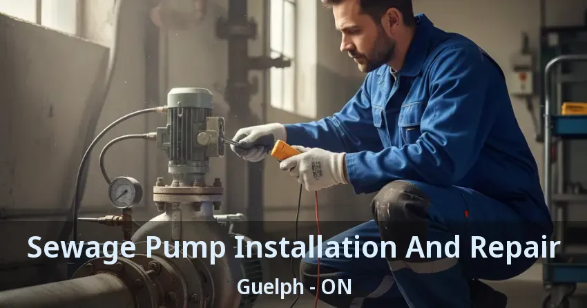 Sewage Pump Installation And Repair Guelph - ON