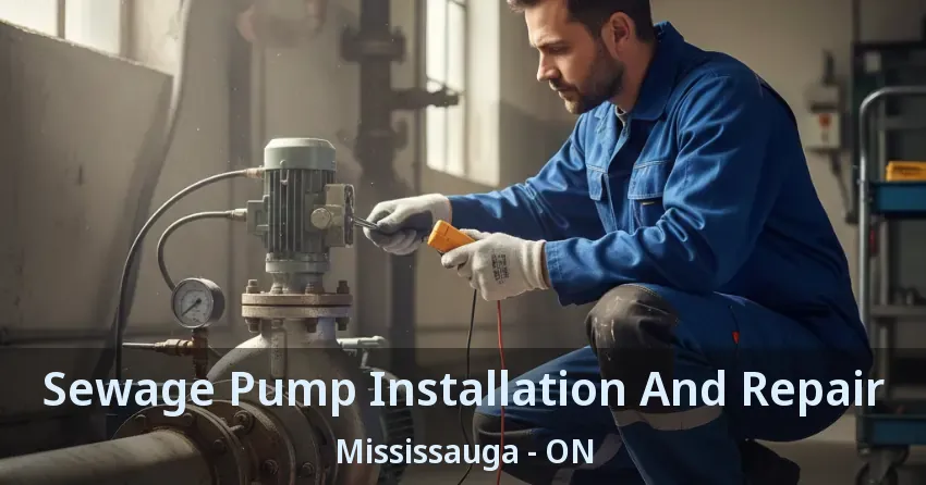 Sewage Pump Installation And Repair Mississauga - ON
