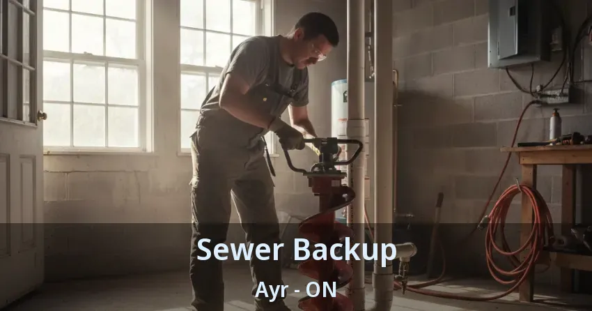 Sewer Backup Ayr - ON