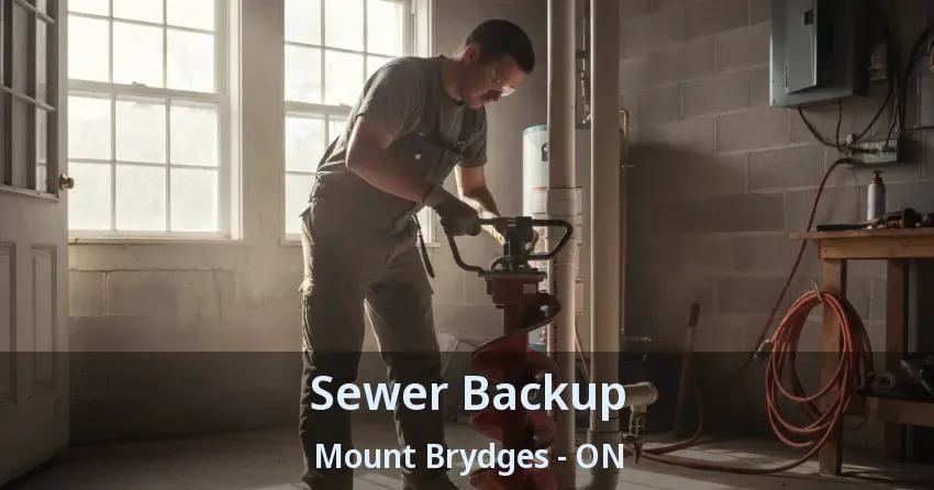 Sewer Backup Mount Brydges - ON