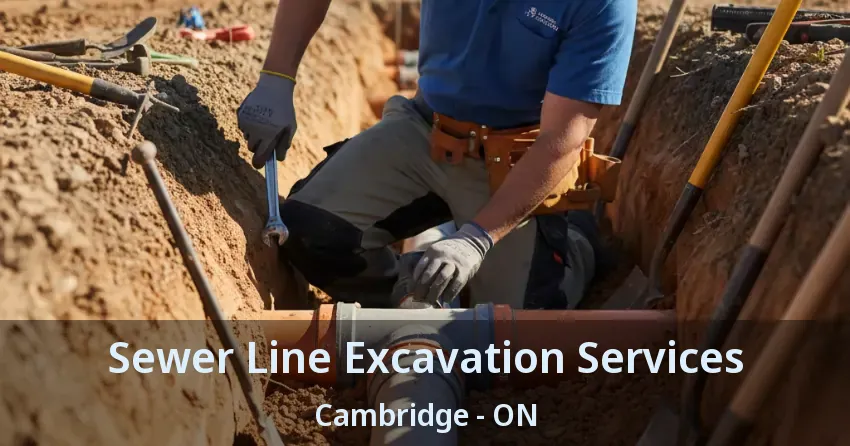 Sewer Line Excavation Services Cambridge - ON