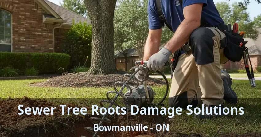 Sewer Tree Roots Damage Solutions Bowmanville - ON
