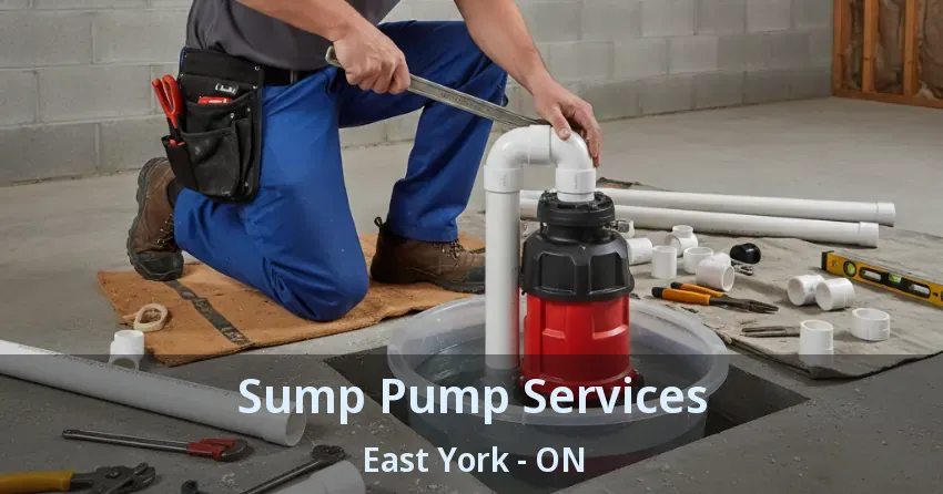 Sump Pump Services East York - ON