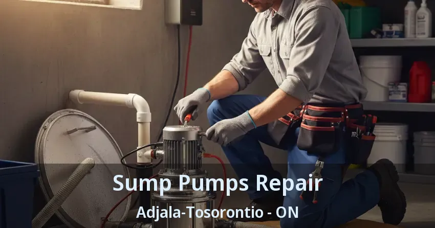 Sump Pumps Repair Adjala-Tosorontio - ON